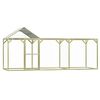 vidaXL Poulailler 4,5x1,5x2 m Pin&egrave;de impr&eacute;gn&eacute;e