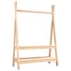vidaXL Porte-v&ecirc;tements 100x45,5x150 cm Bois de pin massif