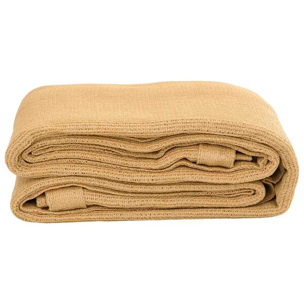 vidaXL Tapis de tente sable 250x300 cm PEHD