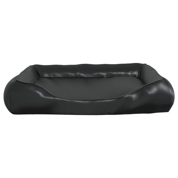 vidaXL Lit pour chien Noir 105x80x25 cm Similicuir
