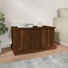 vidaXL Boîte de rangement chêne marron 70x40x38 cm bois d'ingénierie