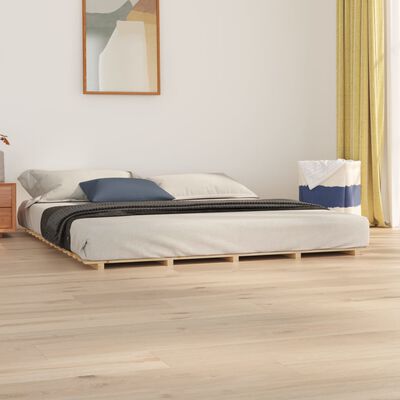 vidaXL Cadre de lit sans matelas 180x200 cm bois massif de pin