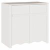 vidaXL Buffet Drammen Blanc 79 x 43 x 75,5 cm Bois de pin massif