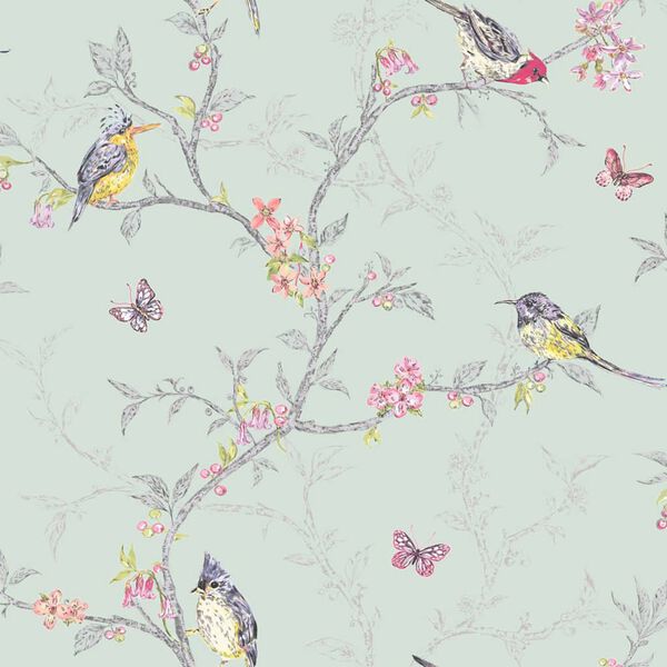 DUTCH WALLCOVERINGS Papier peint Phoebe Menthe