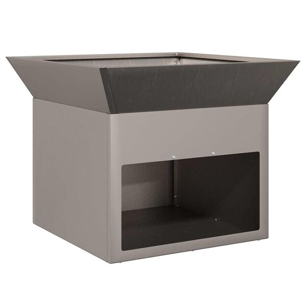 vidaXL Braise Rouill&eacute; 50 x 50 x 40 cm Acier r&eacute;sistant aux intemp&eacute;ries