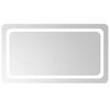 vidaXL Miroir de salle de bain &agrave; LED 90x50 cm