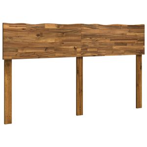 vidaXL T&ecirc;te de lit en bois brut ROSTOCK Naturel 150 cm