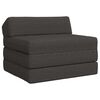 vidaXL Canap&eacute;-lit pliable Gris fonc&eacute; 70 x 60 x 49 cm Tissu