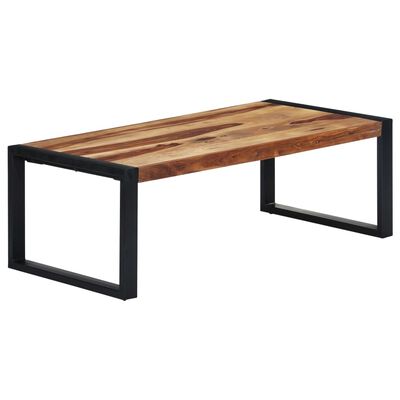 vidaXL Table basse 110x60x40 cm Bois massif