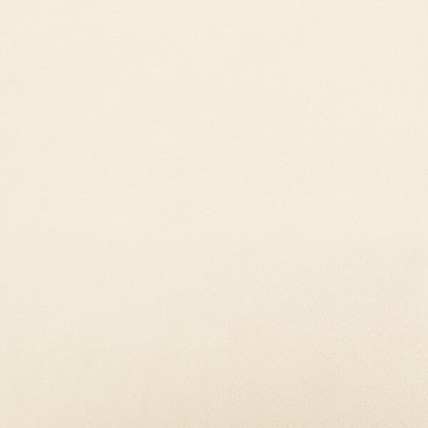 vidaXL Tabourets de bar lot de 2 cr&egrave;me velours