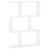 vidaXL &Eacute;tag&egrave;re Murale Blanc 72 x 17 x 105 cm Bois d'ing&eacute;nierie