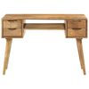 vidaXL Bureau avec tiroirs 110x47x76 cm bois de manguier solide