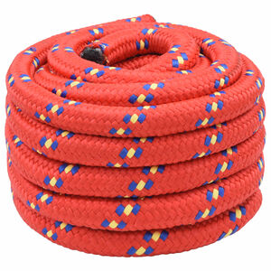 vidaXL Corde utilitaire polyvalente 30 mm 5 m Rouge PP