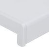 vidaXL Appui de fen&ecirc;tre Blanc 100 x 15 x 4,5 cm PVC