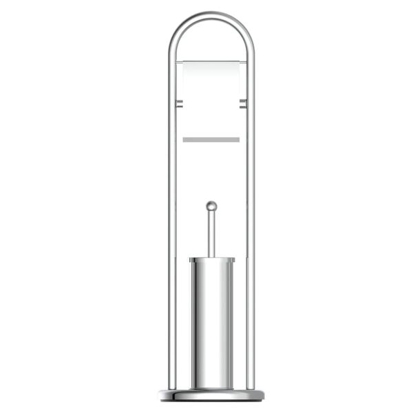 EISL Ensemble de toilette sur pied 2 en 1 Chrome