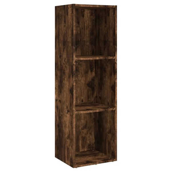 vidaXL Biblioth&egrave;que/Meuble TV ch&ecirc;ne fum&eacute; 36x30x114cm bois d'ing&eacute;nierie