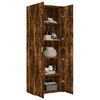 vidaXL Buffet haut chêne fumé 70x42,5x185 cm bois d'ingénierie