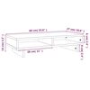 vidaXL Support pour moniteur 60x27x14 cm Bois de pin solide
