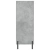 vidaXL Armoire à étagères gris béton 69,5x32,5x90 cm bois d'ingénierie