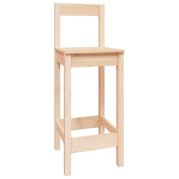 vidaXL Ensemble de bar 5 pcs Bois de pin massif