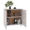 vidaXL Buffet HAMAR Blanc 85x35x80 cm Bois massif de pin