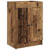vidaXL Armoire sous &eacute;vier de salle de bain Bois ancien
