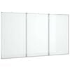 vidaXL Tableau blanc magn&eacute;tique pliable 150x100x1,7 cm aluminium