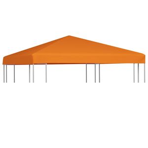 vidaXL Toile sup&eacute;rieure de belv&eacute;d&egrave;re 310 g / m&sup2; 3 x 3 m Orange