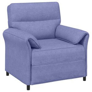 vidaXL Canap&eacute; 100% polyester, cadre en m&eacute;tal, MDF, Contreplaqu&eacute;