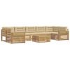 vidaXL Ensemble de canap&eacute;s d'ext&eacute;rieur 8 pc Blanc et Beige