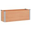 vidaXL Jardini&egrave;re sur&eacute;lev&eacute;e Marron 150 x 50 x 54 cm WPC et Aluminium