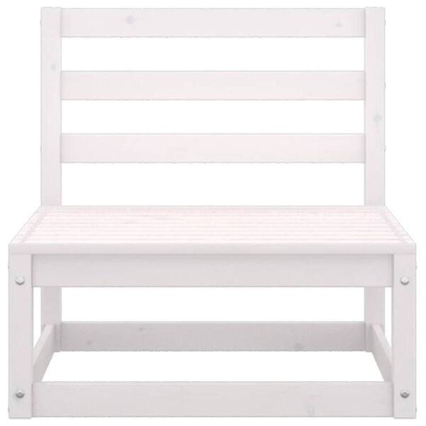 vidaXL Canapé d'angle de jardin coussins anthracite Bois de pin massif