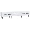 vidaXL Meuble TV Blanc 147 x 34,5 x 30 cm Bois d'ing&eacute;nierie