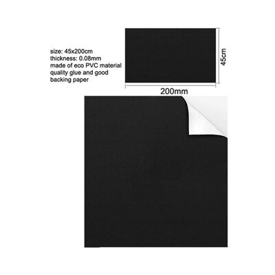 WALPLUS Autocollant de décoration tableau noir 200x45 cm Noir