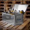 ALUTEC Bo&icirc;te de rangement en aluminium BASIC 80 L