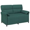 vidaXL Canap&eacute; 100% polyester, cadre en m&eacute;tal, MDF, Contreplaqu&eacute;