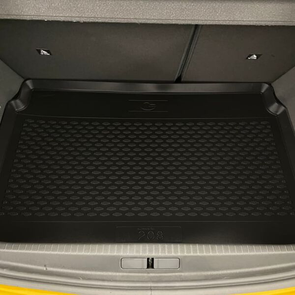 vidaXL Tapis de coffre Peugeot 208 (2018-), e-208 (2020-) Caoutchouc