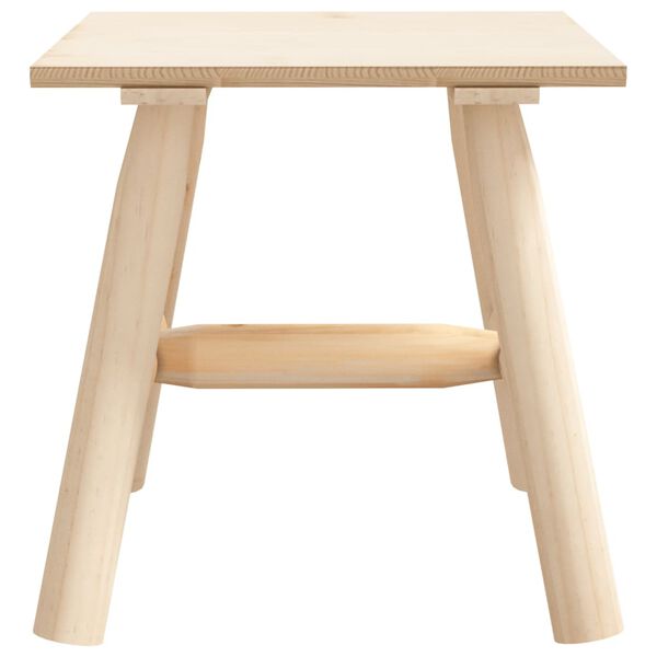 vidaXL Table d'appoint 49x49x50 cm bois massif d'épicéa