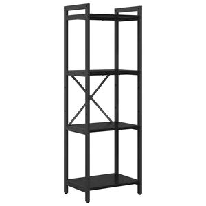 vidaXL &Eacute;tag&egrave;re 40 x 30 x 119 cm Bois d'ing&eacute;nierie Ch&ecirc;ne noir