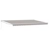 vidaXL Auvent r&eacute;tractable Gris clair 500 x 300 x 165 cm