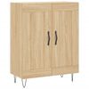 vidaXL Buffet haut Ch&ecirc;ne sonoma 69,5x34x180 cm Bois d'ing&eacute;nierie