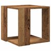 vidaXL Table basse Bois Ancien 32 x 32 x 30 cm Bois d'ing&eacute;nierie