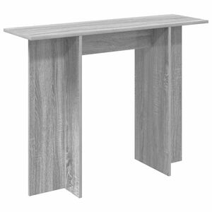 vidaXL Table console Sonoma gris 100 x 30 x 75 cm Bois d'ing&eacute;nierie