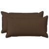 vidaXL Housse de coussin 2 pcs HOUTEN Marron 40 x 70 cm
