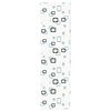 vidaXL Store enrouleur de douche 80x240 cm largeur du tissu 76 cm