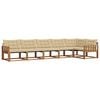 vidaXL Ensemble de canap&eacute;s d'ext&eacute;rieur 6 pc Naturel et Beige