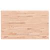 vidaXL Dessus de table 100x60x1,5cm rectangulaire bois massif de h&ecirc;tre