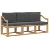 vidaXL Ensemble de canap&eacute;s d'ext&eacute;rieur 3 pc
