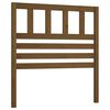 vidaXL T&ecirc;te de lit Marron miel 96x4x100 cm Bois massif de pin