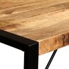 vidaXL Table &agrave; manger Bois de manguier brut 120 cm
